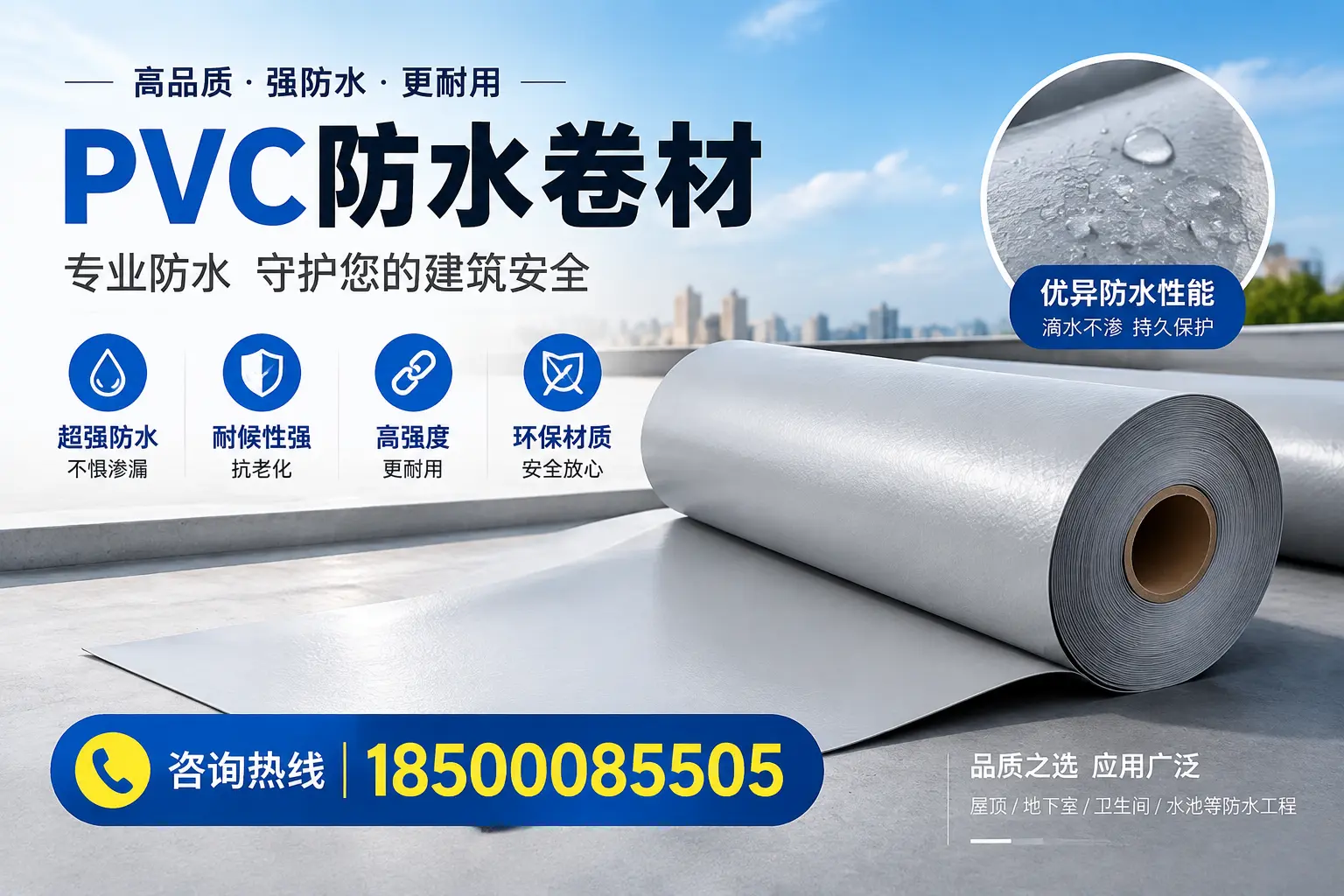 来宾地区pvc防水卷材的市场现状与发展趋势
